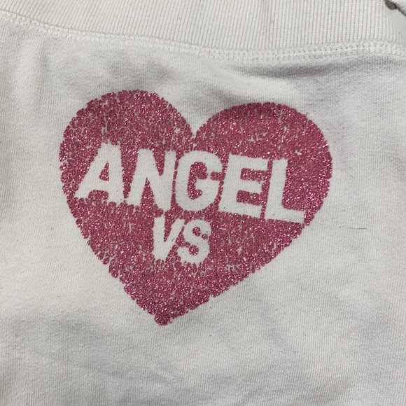 White y2k 2000s sweats - Picture 3 of 4